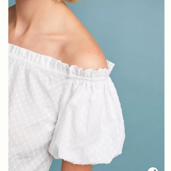 Anthropologie Off The Shoulder Top - Picture 2 of 6